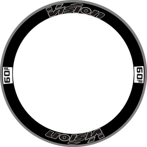 Bike Bicycle Wheel Stickers Reflective Waterproof Rims Decals Stickers Road Bike Cycle TWO WHEELS For 60mm Rims