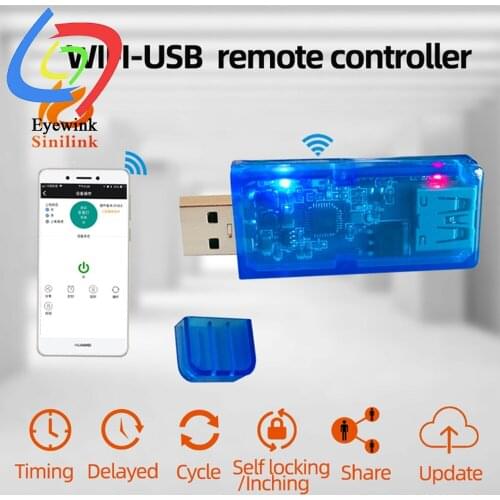 XY-WFUSB Wireless WIFI Remote Phone APP control USB Fan Charger Light Smart Switch 3.5-20v 5a 100W