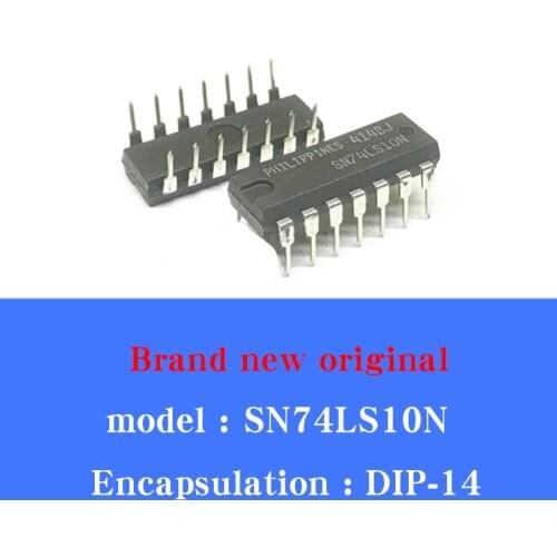 10/pcs Lot SN74LS10N HD74LS10P in-line DIP-14 grid and inverter new imported spot