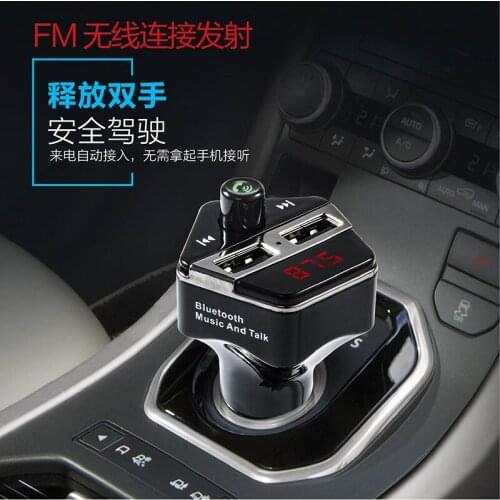 3 in 1 Bluetooth Car Kit MP3 Player Audio Wireless FM Transmitter USB LCD DisplayWith 3.1A Dual USB Charger For iPhone 5 5S 6 6S