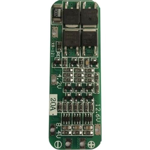 3S 20A Li-ion Lithium Battery 18650 Charger PCB BMS Protection Board 12.6V Cell 64x20x3.4mm Module