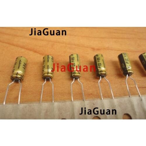 50pcs NEW NICHICON FW 33UF 50V 5X11MM audio Electrolytic Capacitor 50V33uF filter amplifier 50V 33UF