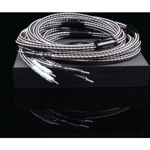 CopperColour CC D8/D16 HiFi audio speaker cord woven audiophile loudspeaker cable audiophile Customizable length