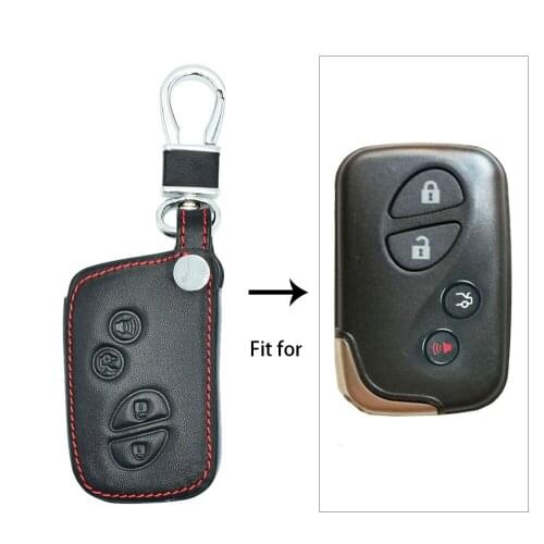 Leather Key Case For Car For Lexus Smart Key Es 300h 250 350 Is Gs Ct200h Rx Ct200 Es240 Gx400 Lx570 Rx270 Car Key Cover