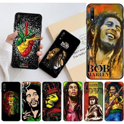 Lion Reggae Bob Marley Phone Case For Huawei Nova 6se 7 7pro 7se honor 7A 8A 7C Prime2019
