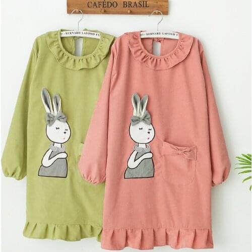 COZOK Long Sleeve Aprons For Kitchen