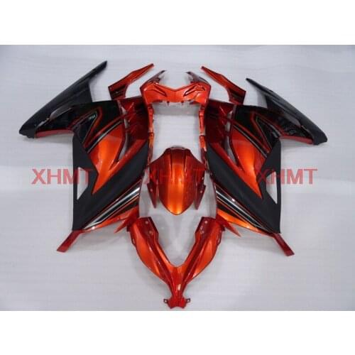 For EX 300 Ninja 2013 - 2015 Abs Fairing EX300 2014 Fairing Zx300r 14 15 Orange Gold Black Fairing Kits