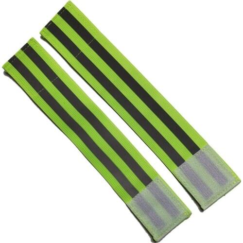 High Visibility Double Reflective Wristband Running Bracelet Sports Band Night Cycling Jogging Safety Reflector Armband 4.7X35CM
