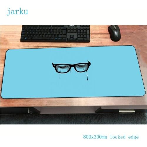 Human Artistic mouse pad gamer HD pattern mousepad rubber desk mat 700x400mm gaming accessories Adorable keyboard mat oversized