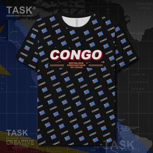 Congo Republic COG Congolese Quick Dry t shirt clothing Fitness mens Workout t-shirt tracksuit Breathable gym summer clothes