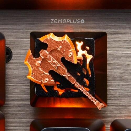 Mechanical keyboard keycap personality design Key cap DOTA2 series game theme key cap MX axis aluminum alloy keycaps