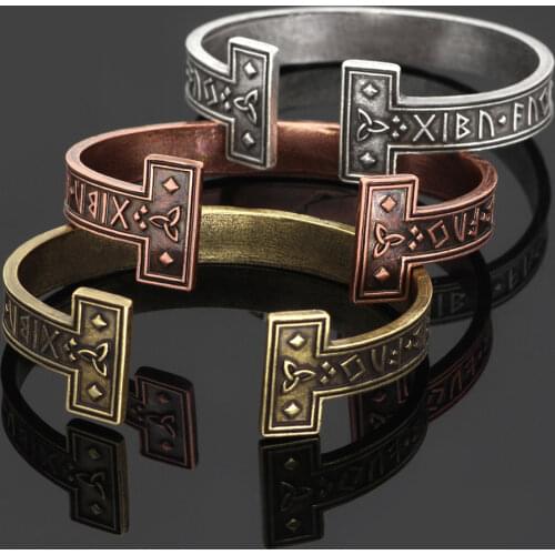 Mens viking Vantage nordic Talisman rune bracelet