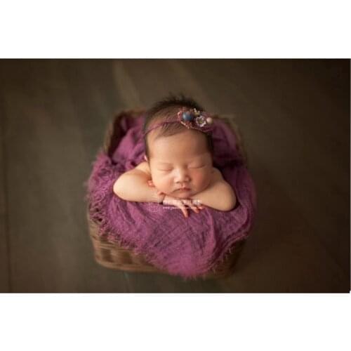 New arrival Newborn cheesecloth wrap photography props Baby stretch knit wrap Nweborn swaddle blanket photo props