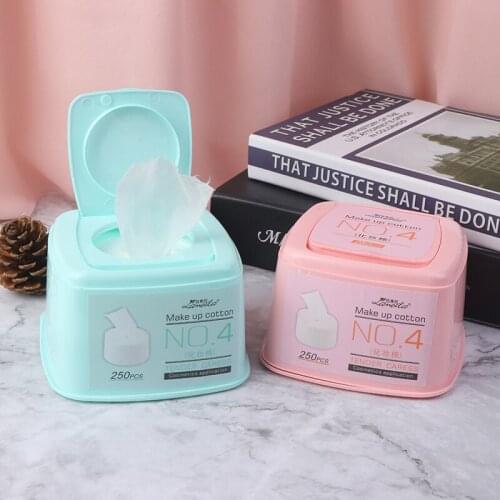 New 250Pcs/box Wipes Facial Clean Paper Cotton Pad Makeup Remover Pads Towelettes