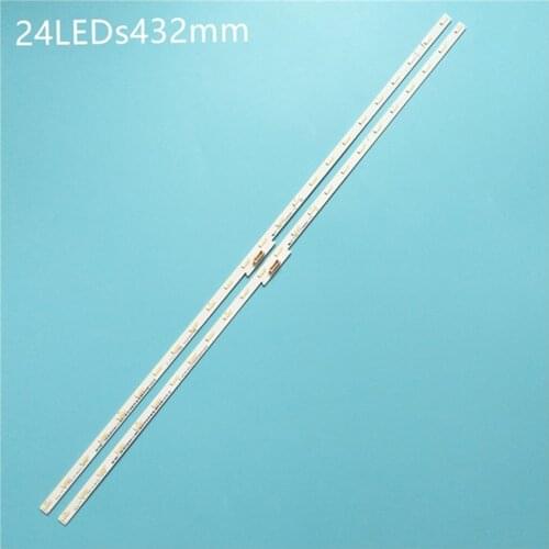 New kit 2 PCS 24LED 432mm LED backlight strip for TV SONY 17Y 40_7020_24 E303084 4-596-425 KDL-40WE663