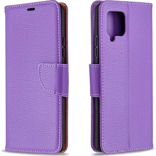 New Style For Samsung Galaxy A12 6.5" Case Leather Flip Case On For Samsung A12 SM-A125F A 12 Coque Wallet Magnetic Phone Cover