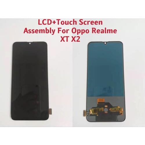 Wholesale 10 PCS/Lot TFT LCD Pantalla For Oppo Realme X2 RMX1991 LCD With Touch Screen Assembly For Oppo Realme XT RMX1921 LCD