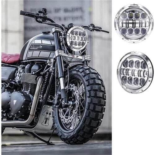 7" HeadLight For Harley LED Headlight 7 Inch Motorcycle Headlamp H4 High Low Beam For motorcycles Light lamp