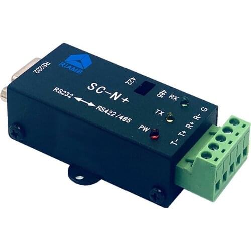 RS232 to RS422 / RS232 to RS485 passive bidirectional converter module SC-N / SC-N + isolation
