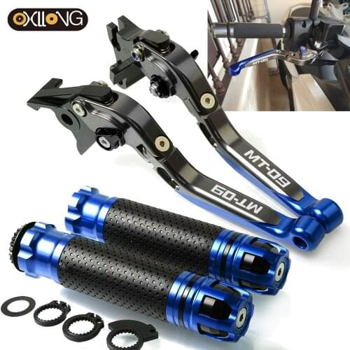 For YAMAHA MT-09 MT 09 FZ-09 FZ09 MT09 2014 2015 2016 2017 2018 2019 2020 Brake Clutch Levers Handlebar grip Handle Hand Grips