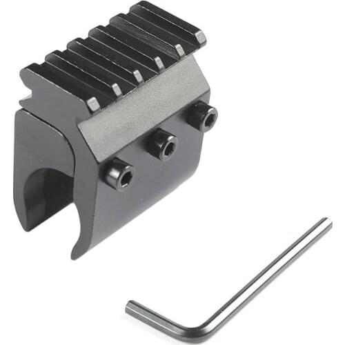 Tactical Single Tube / Double Tube Rifle Picatinny Rail Adaptor for 20mm Weaver Dovetail Rail Mount Bipod Flashlight Laser