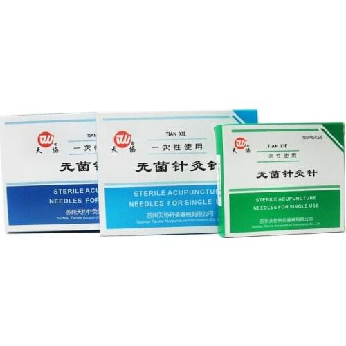 Tianxie sterile acupuncture needles for single use acupuncture massage needle for traditional Chinese medical sciencetina