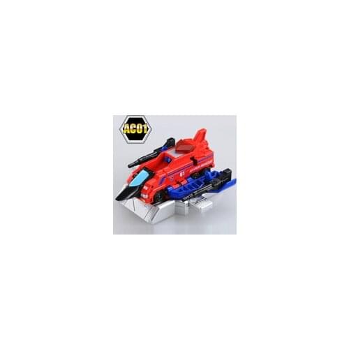 TOMY/TAKARA Super Rescue Series AC0123456 Small Aircraft Fighter Vehicle Excavator Transformable Vehicle Helicopter Ladder Fire