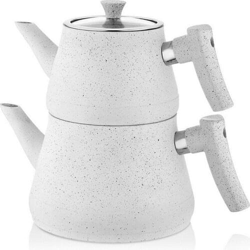 Turkish Teapot Set |Bio Granite Tea Pot| Kettle Boiler Tea Pot|Water Boiler|Turkish Traditional Teapot
