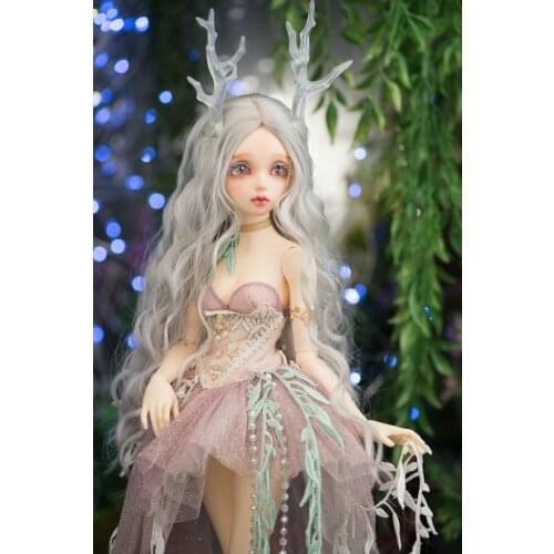 EVa 1/4 female bjd female doll give eyeball joint doll gift