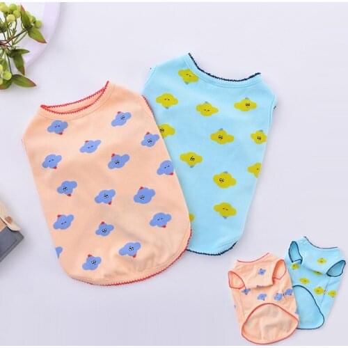 Dog Vest Summer Cat Shirt Pet Clothing Puppy Coat Yorkie Yorkshire Poodle Pomeranian Schnauzer Bichon Pug French Bulldog Clothes