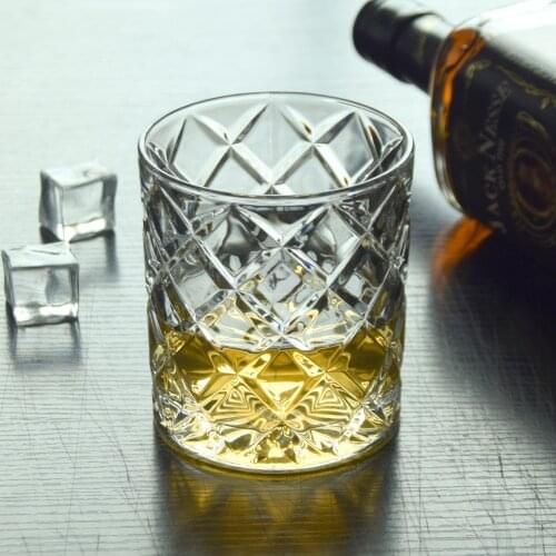 2 Pcs/lot classical transparent fashion whiskey wine glass party pub wine drinking glass cups 0901-59