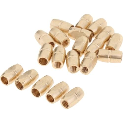 Tooyful 20 Pieces Copper Saxophone Sax Mouthpiece Clip Welding Screws Golden DIY Wind Instrument Accessory