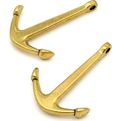 30pcs-Antique Silver / Bronze / Gold Summer Charms Pendant 2 Sided 36x25mm