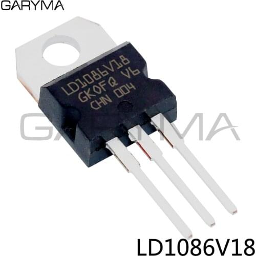5pcs LD1086V18 LDO Regulator Pos TO-220