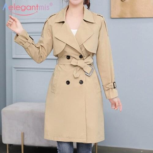 Aelegantmis Women's Long Raincoats