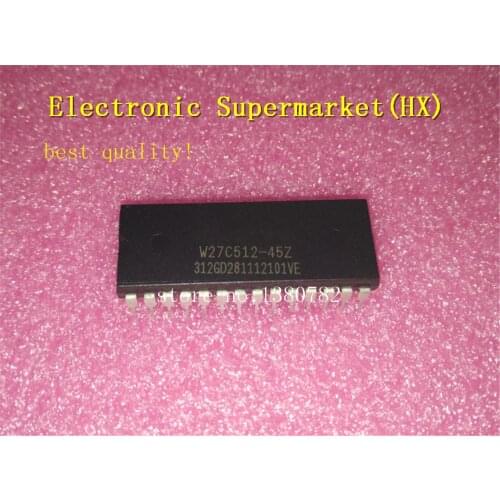 Free Shipping 10pcs/lots W27C512-45Z W27C512 DIP-28 New original IC In stock