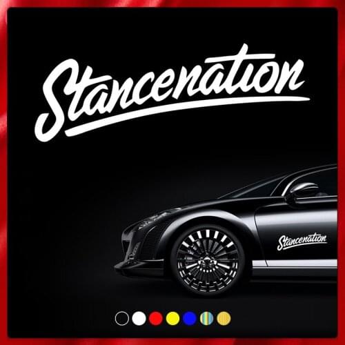 CS40088# Die-Cut Vinyl Decal Stancenation Car Sticker Waterproof Auto Decors on Car Body Bumper Rear Window
