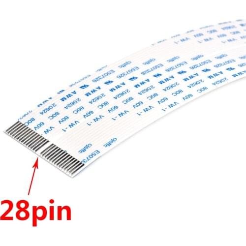 10PCS Xp600 Printhead Cable Printer Head data cable for Epson XP600 TX800 printhead data cable 28 pins 40cm FFC flat cable