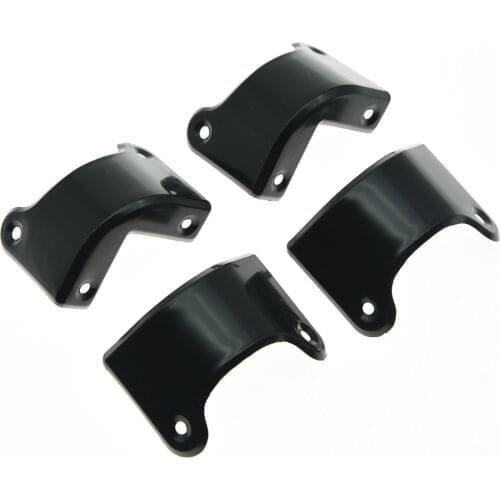 KAISH Set of 4 Rear Black Guitar Amp Speaker Cabinet Corner Protectors for Marshall