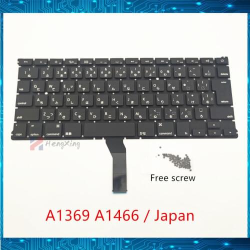 New A1369 A1466 Japan JP keyboard For Apple Macbook Air 13" A1369 A1466 Japanese Laptop keyboard keyboards 2011-2017 Year