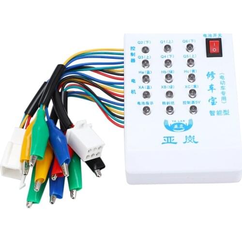 Brushless Motor Controller Tester 24V/36V/48V/60V/72V Electric Car E-Bike Scooter Hall Tester Test Device
