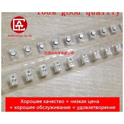 10pcs real orginal new CTC03E100 instead of TZC3R100A110R00 3x4.5MM 3-10P SMD white trimming capacitor