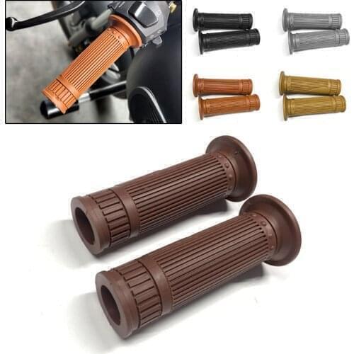 Retro classic 22mm/24mm motorcycle handlebar grips yamaha scooter accessories motorcycle handlebar coffee racer moto grip