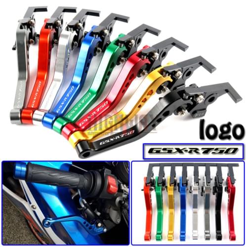 Motorcycle Brake Handle Bar Lever CNC Aluminum Short Adjustable Brake Clutch levers For Suzuki GSXR750 GSXR 750 2006-2010