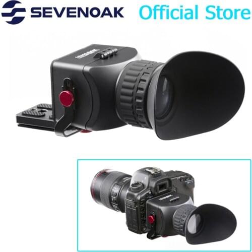 Sevenoak SK-VF PRO2 3.0X Magnification Video Viewfinder Magnifier with Flip-Up Eyepiece for 3.0" 3.2" Screen DSLR
