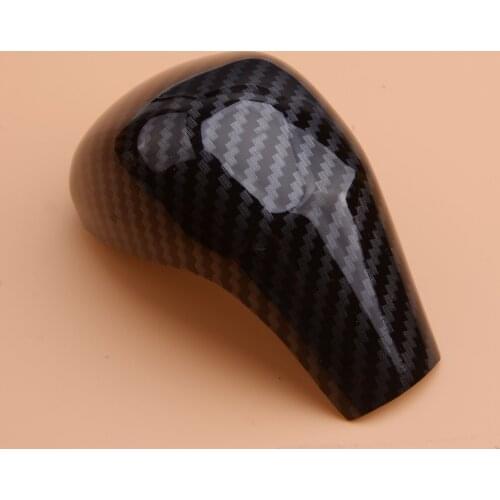 Carbon Fiber Black Texture Gear Shift Knob Cover Trim fit for Toyota Tacoma 2016-2020