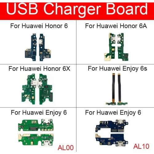 Charger USB Jack Board For Huawei Honor 6 6S 6A 6X Usb Charging Port Connector Port Board Module Replacement Parts
