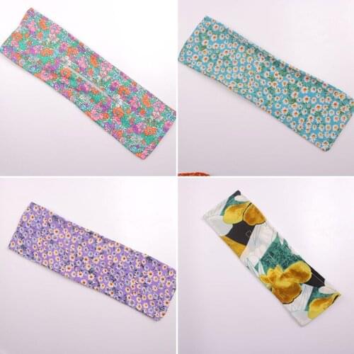 Women Knotted Bun Print Hair Bands Rope Headband Summer Hairpin Braider Makers Fashion Fabric Hair Bands Hair Braiding Tool