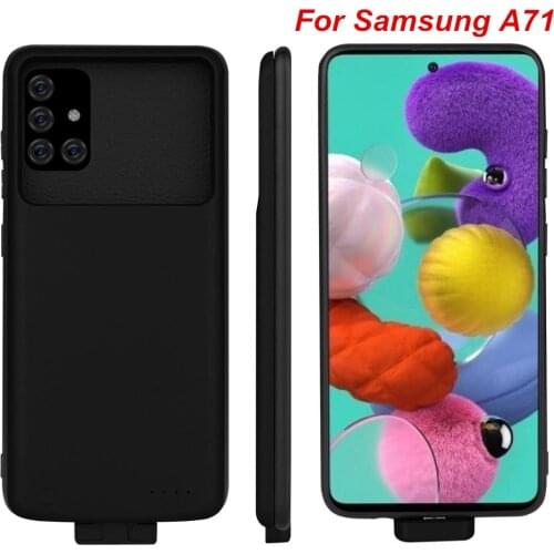 5000 Mah For Samsung Galaxy A71 Battery Case And Power Bank Smart For Samsung Galaxy A71 Battery Charger Case