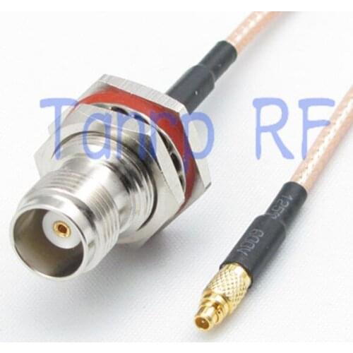 6in MMCX male jack to TNC female jack RF adapter connector 15CM Pigtail coaxial jumper cable RG316 extension cable